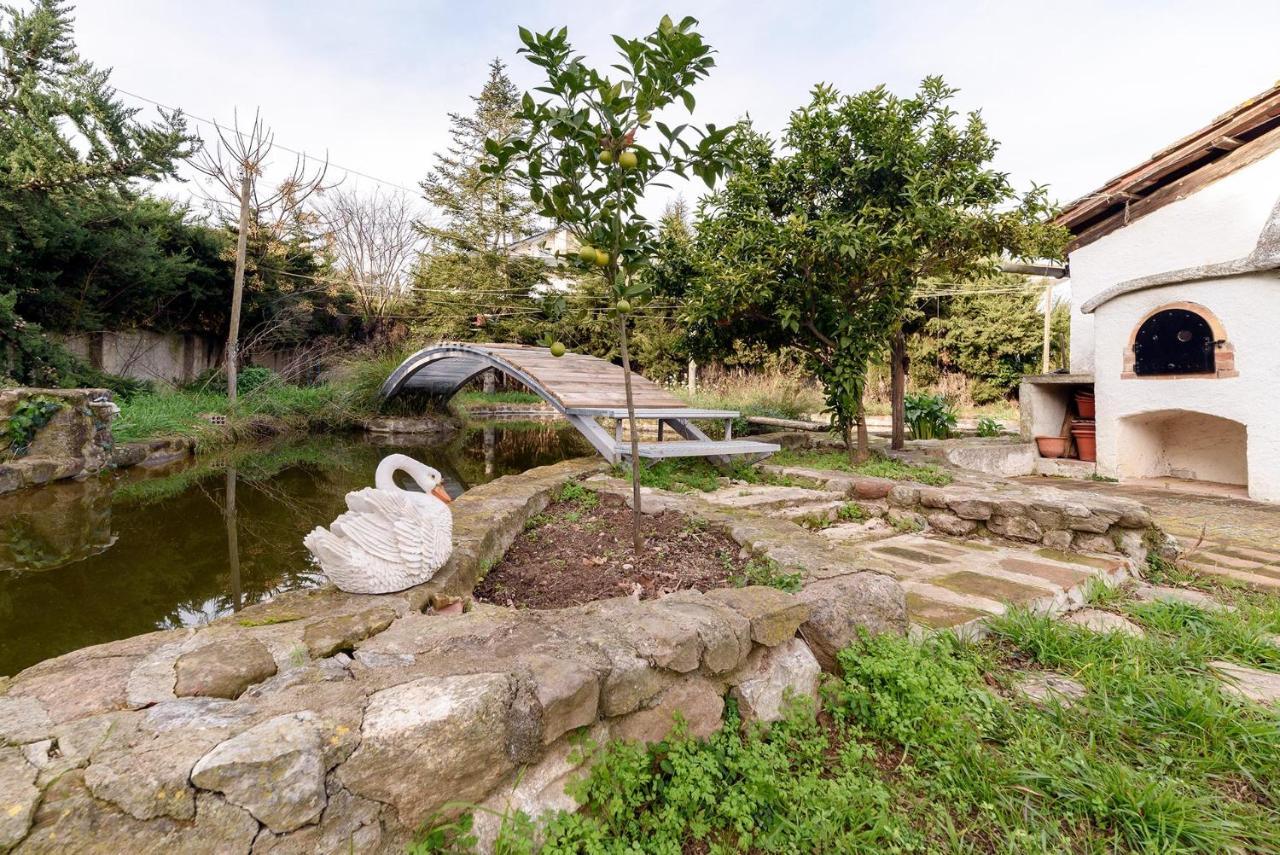 Masia Can Manent Del Bosc S XVIII Santa Eulalia de Ronsana Экстерьер фото