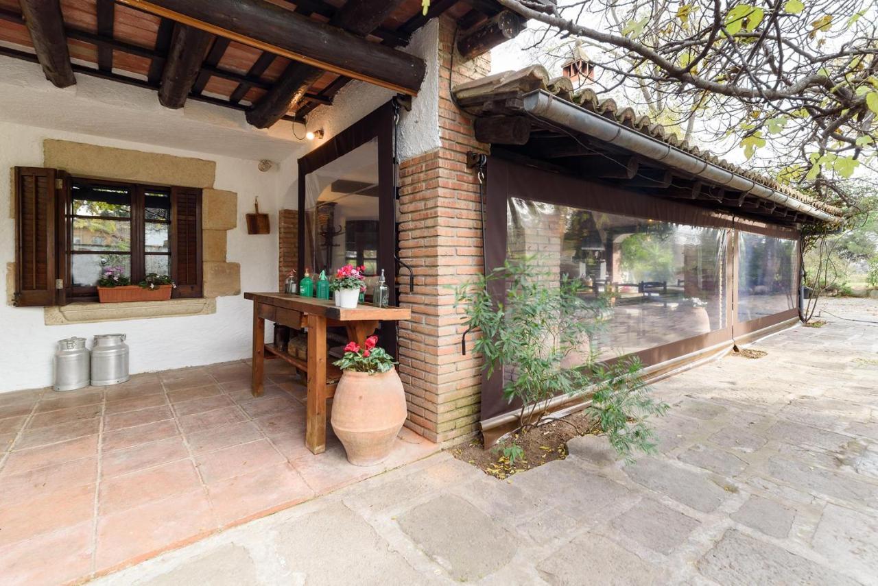 Masia Can Manent Del Bosc S XVIII Santa Eulalia de Ronsana Экстерьер фото