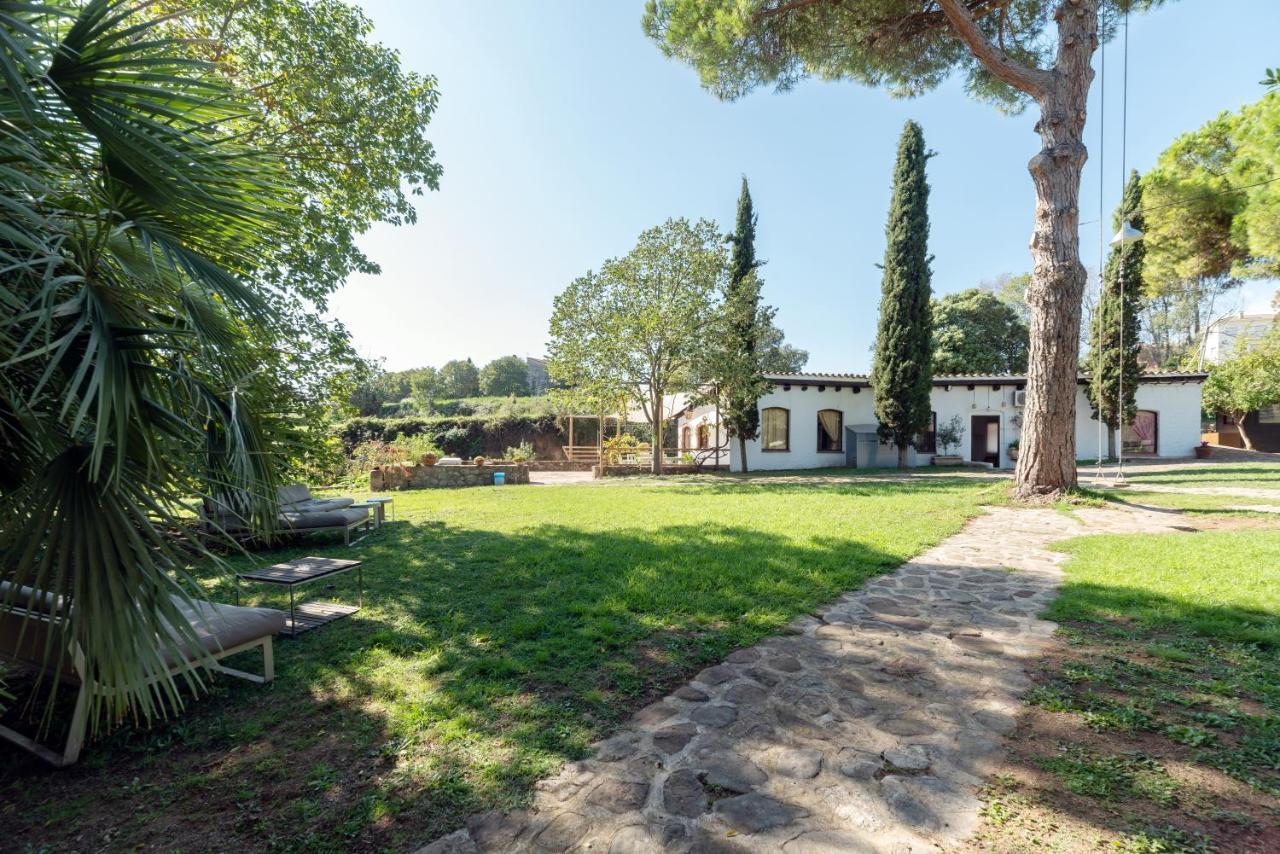 Masia Can Manent Del Bosc S XVIII Santa Eulalia de Ronsana Экстерьер фото